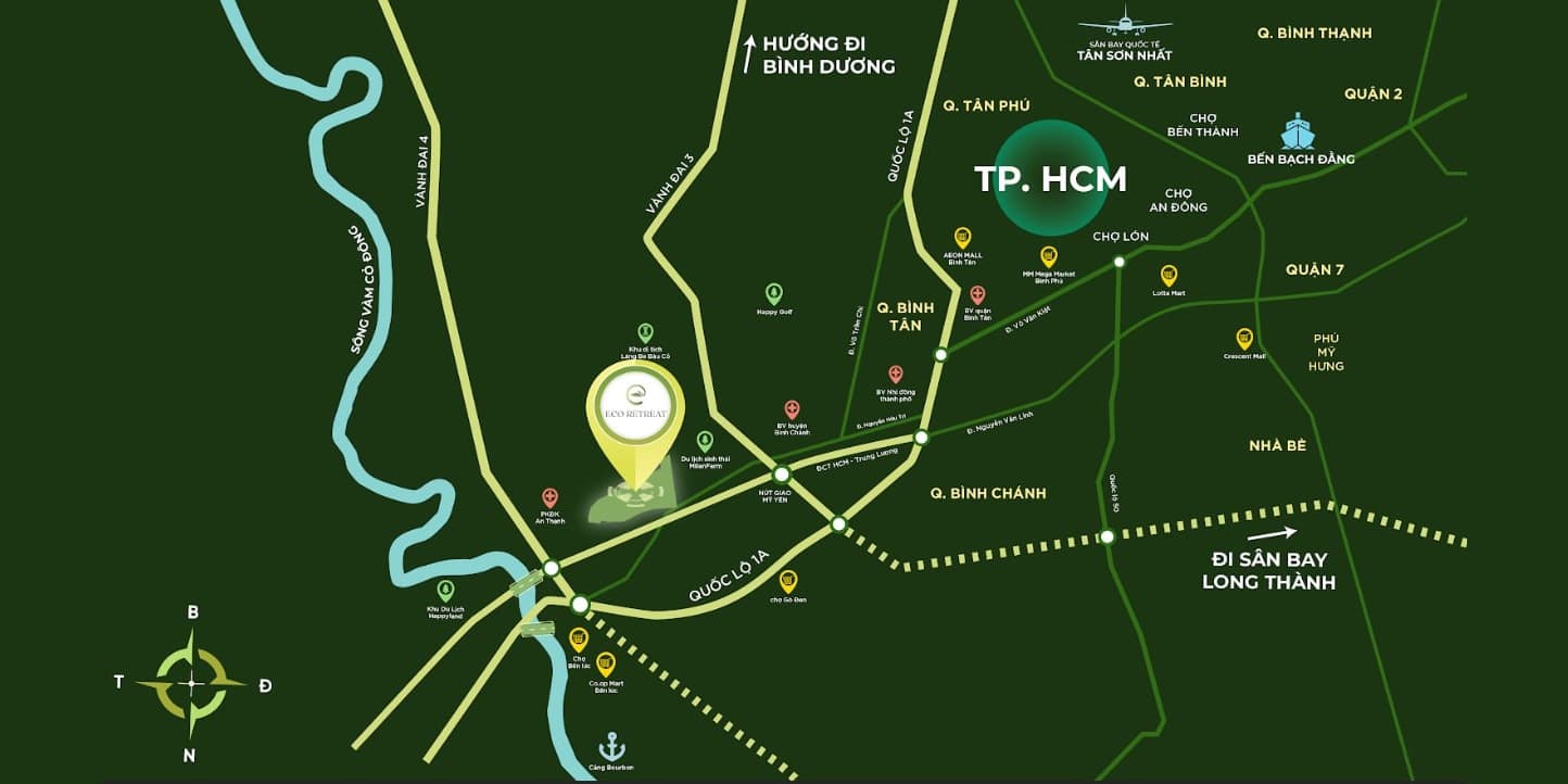 Bản đồ vị trí Eco Retreat — Forest Onsen